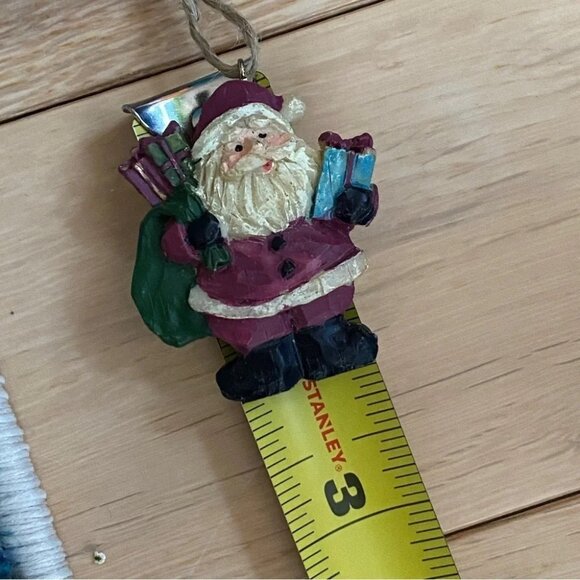 European Carved Santa Christmas Ornament - Picture 5 of 8